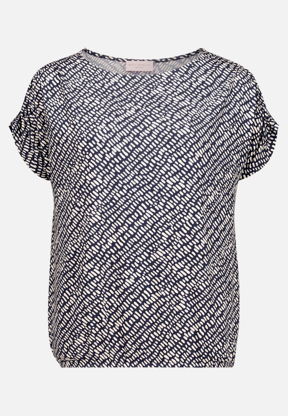 Print-Shirt  mit Gummizug  / Vorderseite