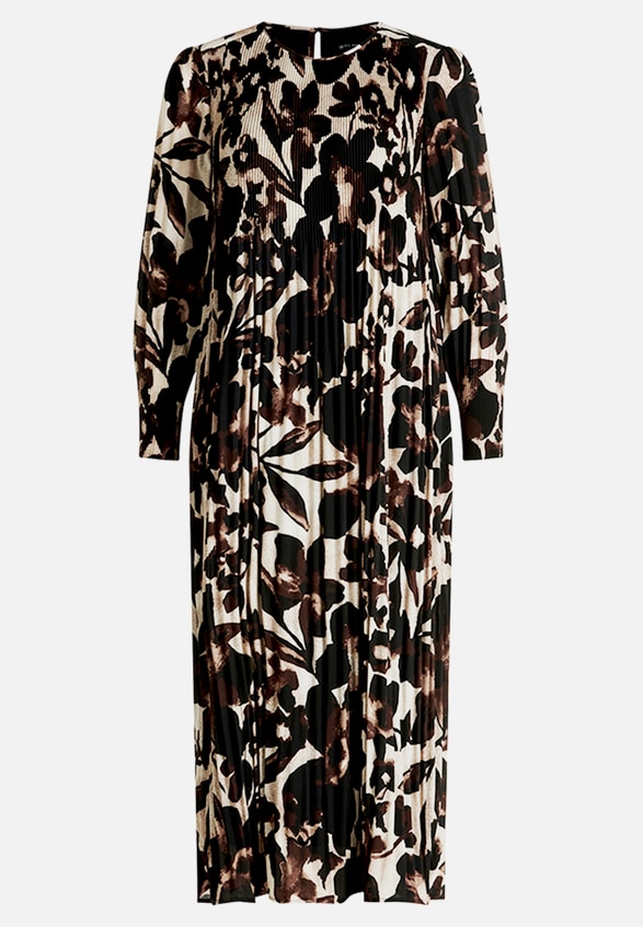 Plisseekleid langarm / Vorderseite
