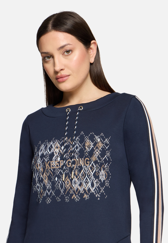 Jerseykleid mit 3/4 Arm / Detailbild