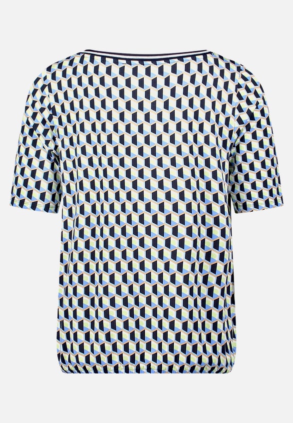 Casual-Shirt mit Gummizug / Rückseite