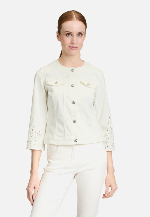 Jeansjacke mit 3/4 Arm / Detailbild