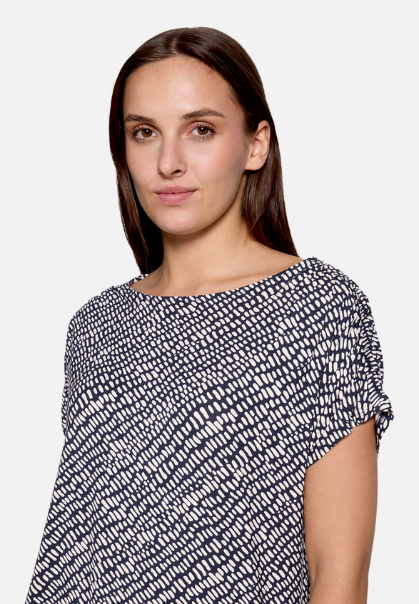 Print-Shirt  mit Gummizug  / Detailbild