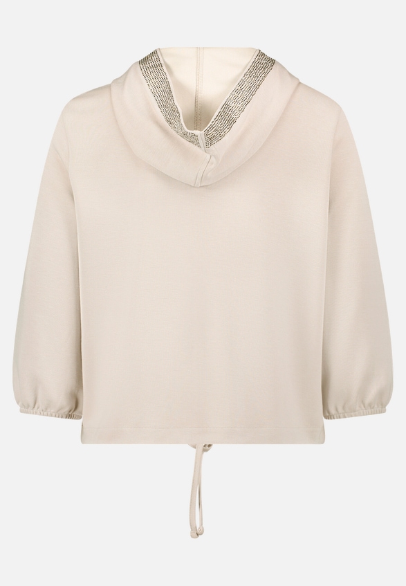 Shirtjacke mit Kapuze / Rückseite