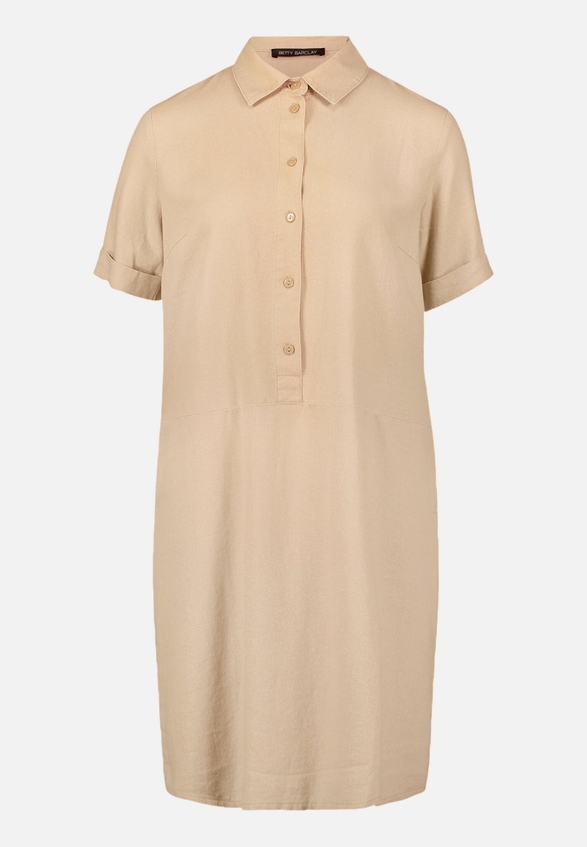 Leinenkleid mit Knopfleiste / Vorderseite
