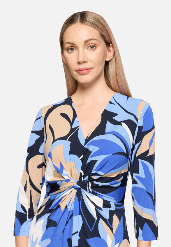 Midikleid mit Raffung / Detailbild