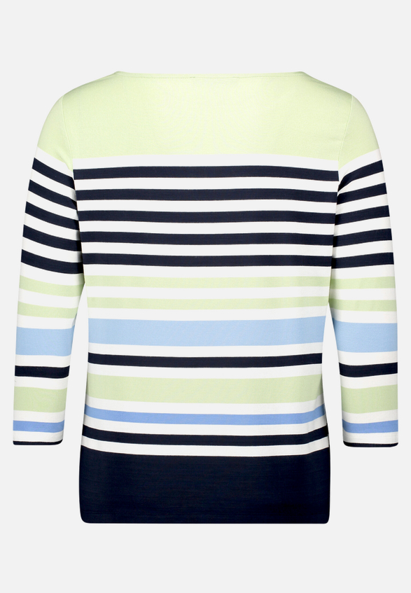Basic Shirt mit U-Boot-Ausschnitt / Rückseite