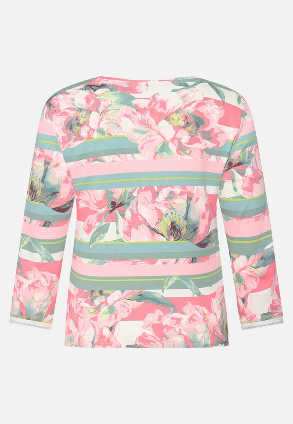 Shirtjacke mit Rippenstruktur / Rückseite