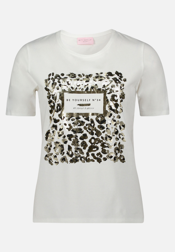 Basic Shirt mit Aufdruck / Vorderseite