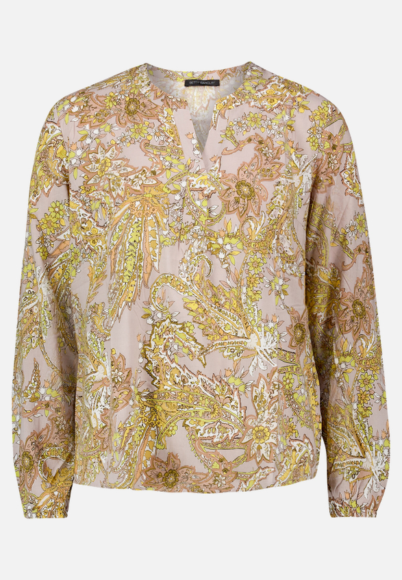 Schlupfbluse  mit Print / Vorderseite