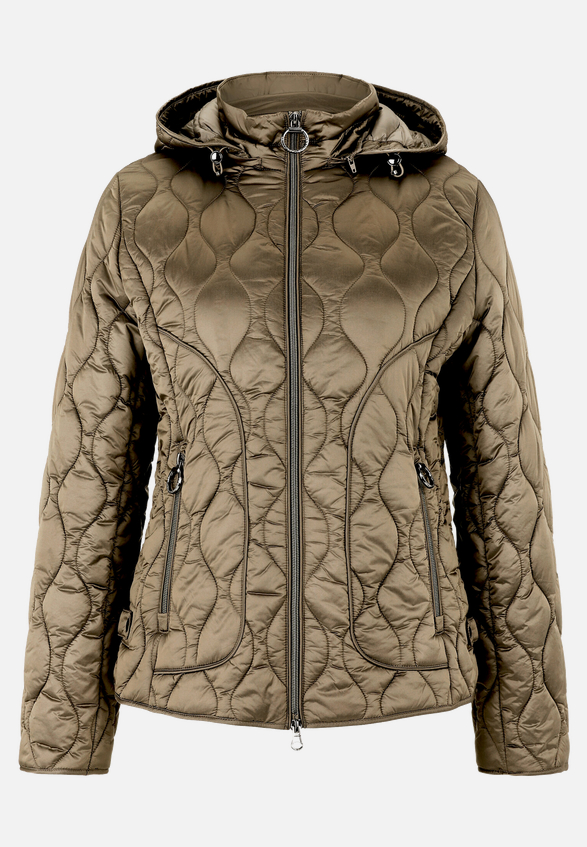 Outdoorjacke mit abnehmbarer Kapuze / Vorderseite