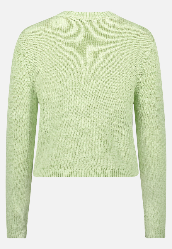 Strick-Cardigan mit aufgesetzten Taschen / Rückseite