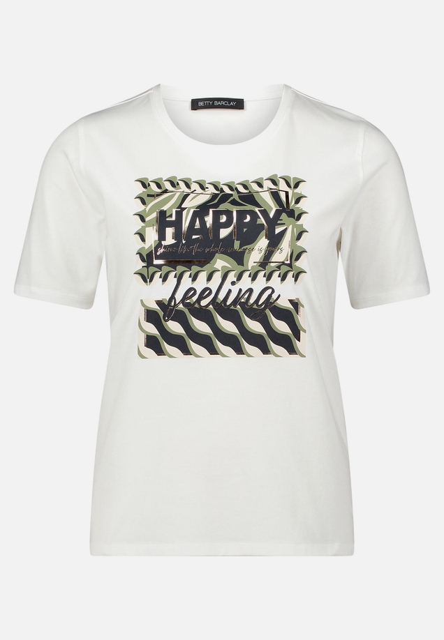 Basic Shirt mit Placement / Vorderseite