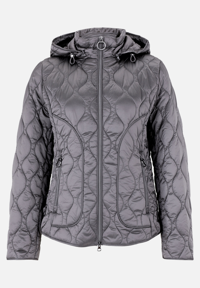 Outdoorjacke mit abnehmbarer Kapuze / Vorderseite