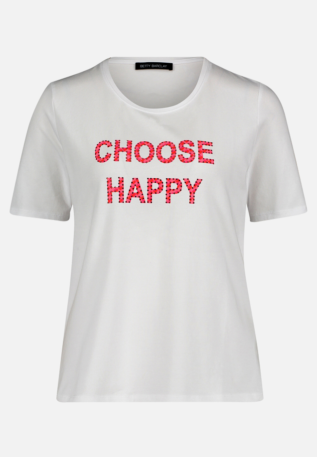 Basic Shirt mit Aufdruck / Vorderseite