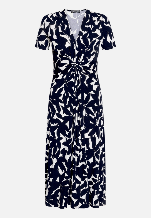 Midikleid mit Raffung / Vorderseite
