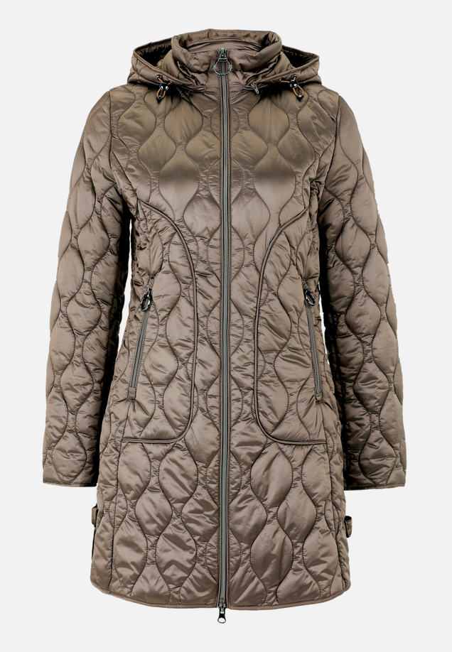 Outdoorjacke mit abnehmbarer Kapuze / Vorderseite