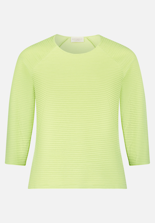 Casual-Shirt mit Rippenstruktur / Vorderseite