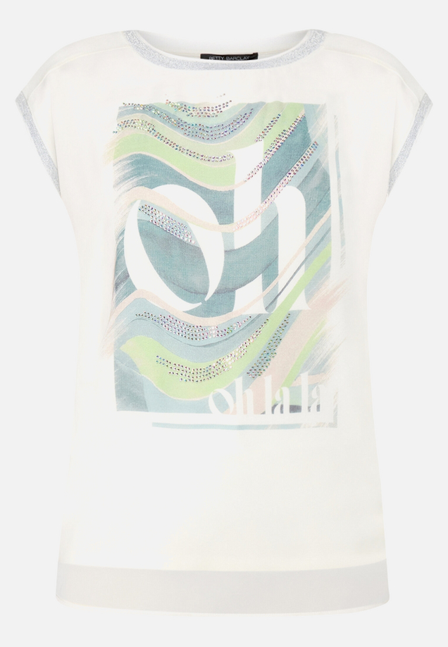 Blusenshirt mit Aufdruck / Vorderseite