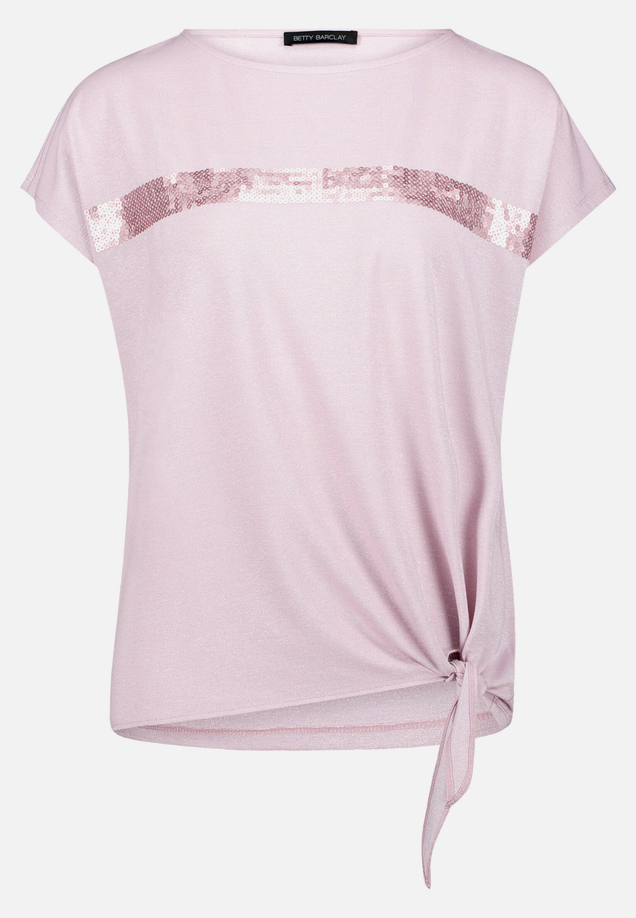 Halbarm-Shirt mit Schleifenknoten / Vorderseite