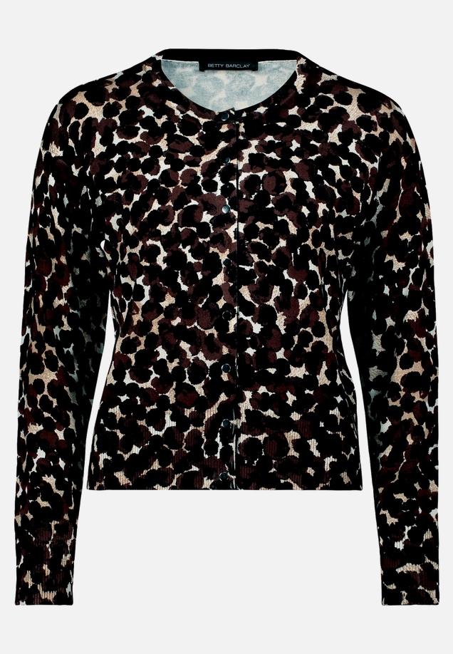 Feinstrickjacke mit überschnittenen Ärmeln / Vorderseite