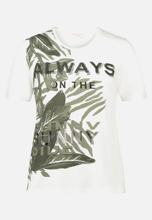 Basic Shirt mit Aufdruck / Vorderseite