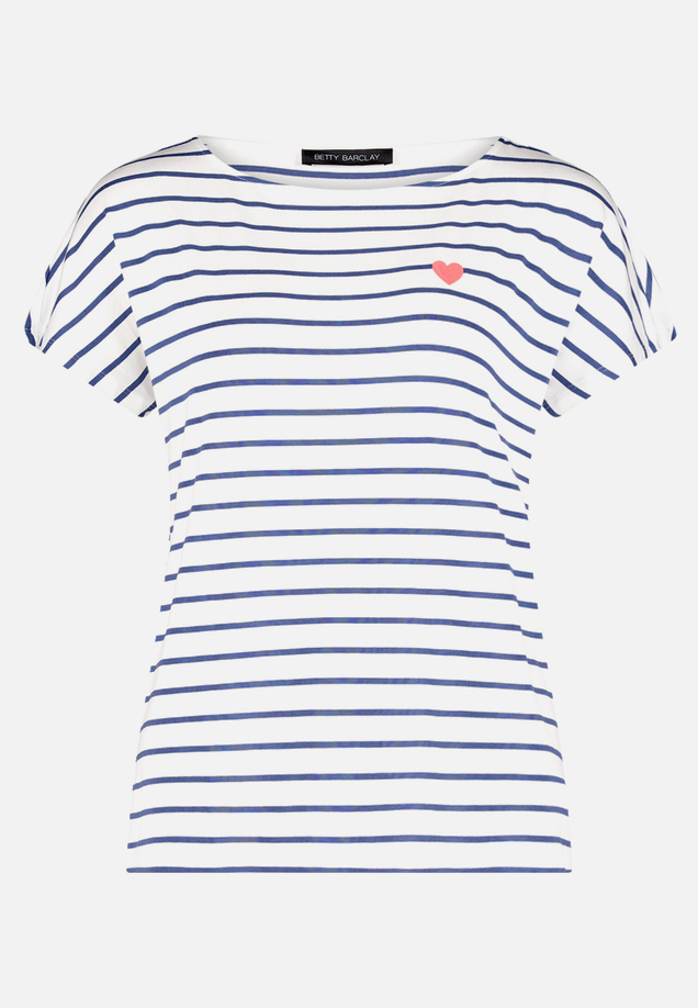 Casual-Shirt mit U-Boot-Ausschnitt / Vorderseite