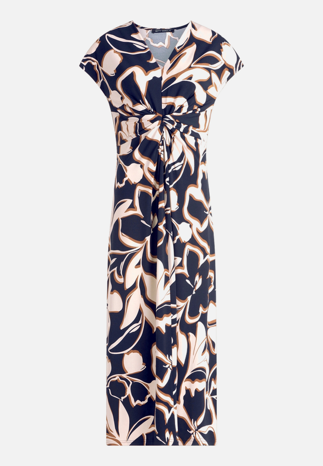 Midikleid mit Raffung / Vorderseite