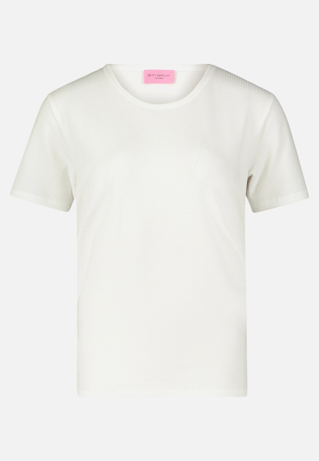 Basic Shirt mit Struktur / Vorderseite