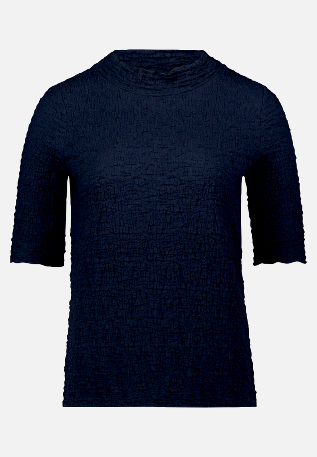 Strukturshirt mit Stehkragen / Vorderseite