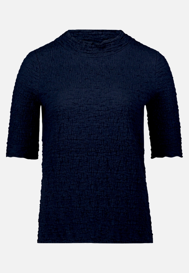 Strukturshirt mit Stehkragen / Vorderseite