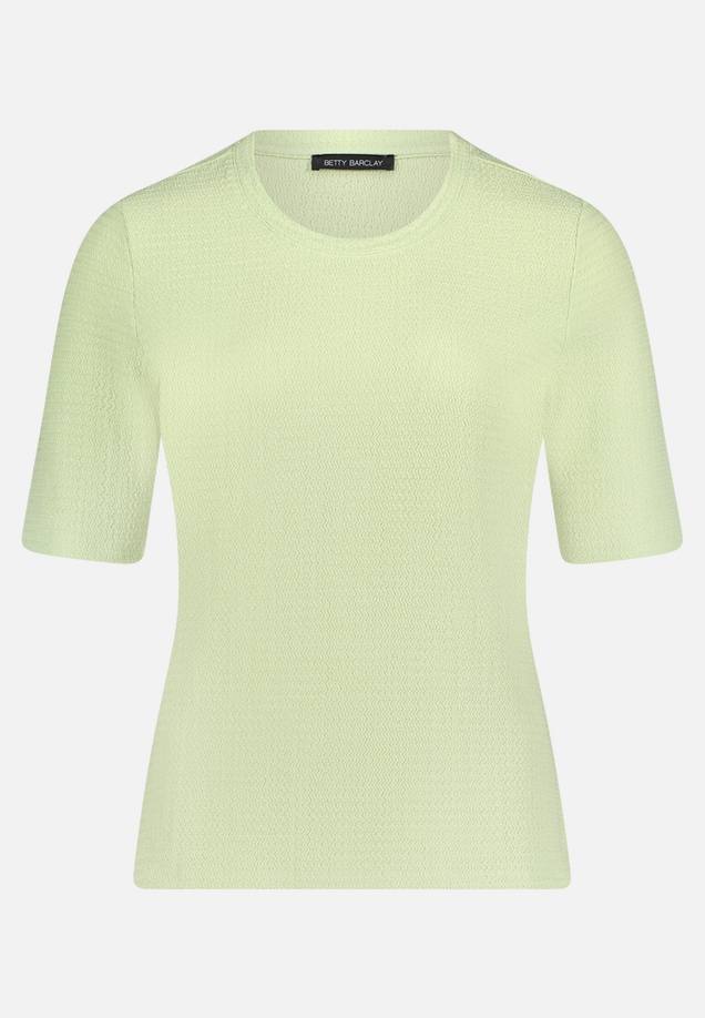 Strukturshirt mit Rundhalsausschnitt / Vorderseite