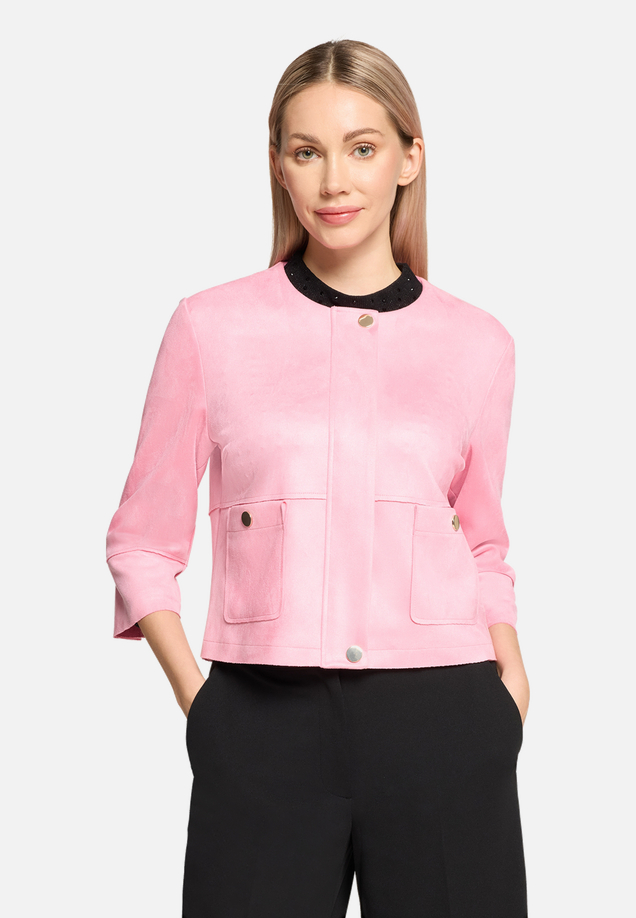 Blazer-Jacke mit aufgesetzten Taschen / Modellfoto Vorderseite