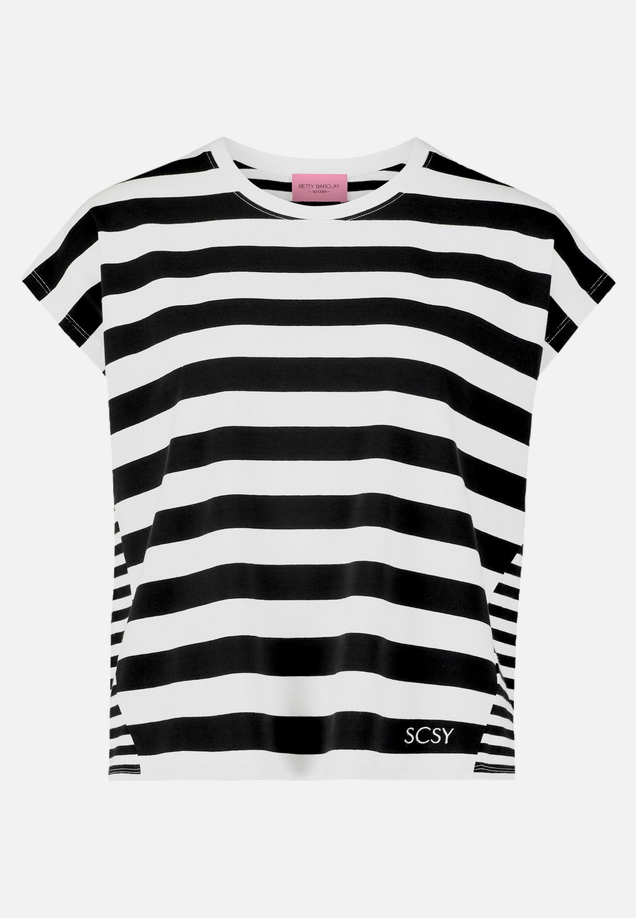 Basic Shirt mit Streifen / Vorderseite