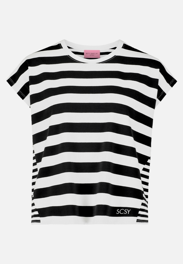 Basic Shirt mit Streifen / Vorderseite