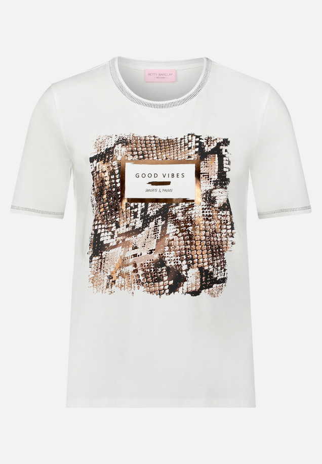 Basic Shirt mit Aufdruck / Vorderseite