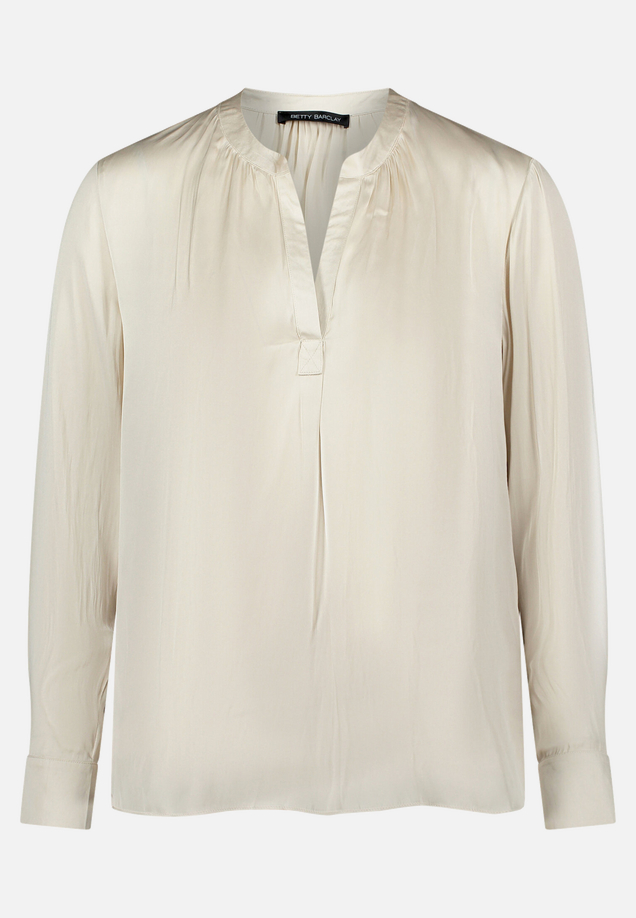 Satin-Bluse langarm / Vorderseite