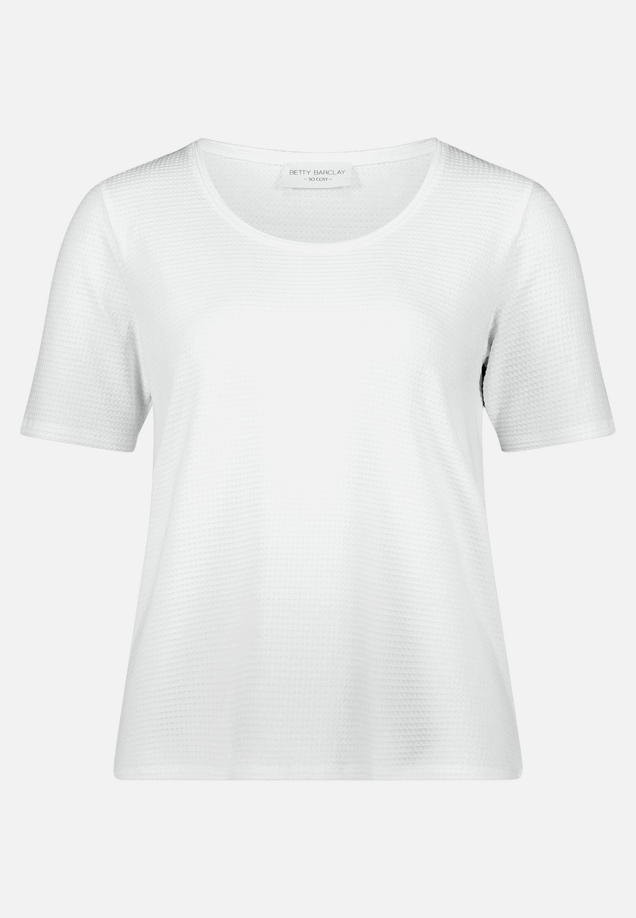 Basic Shirt mit Struktur / Vorderseite