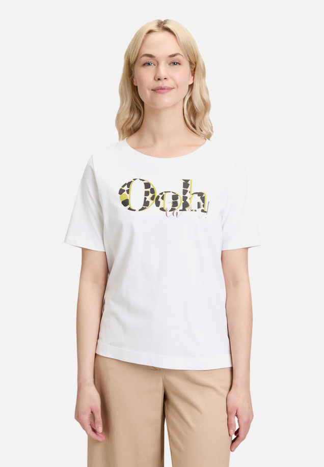 Basic Shirt mit Placement / Modellfoto Vorderseite