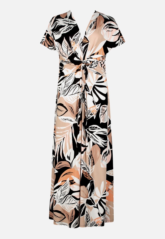 Midikleid mit Raffung / Vorderseite
