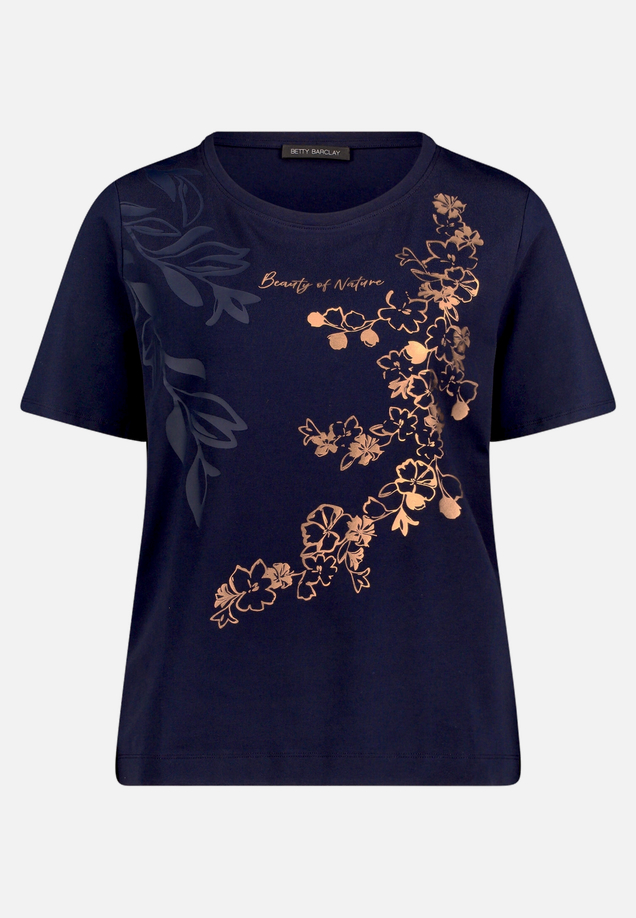 Print-T-Shirt mit Rundhalsausschnitt  / Vorderseite