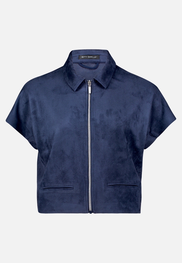 Blazer-Jacke mit Reißverschluss / Vorderseite
