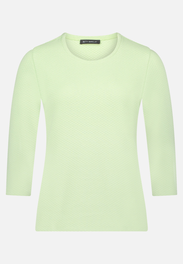 Basic Shirt mit Struktur / Vorderseite