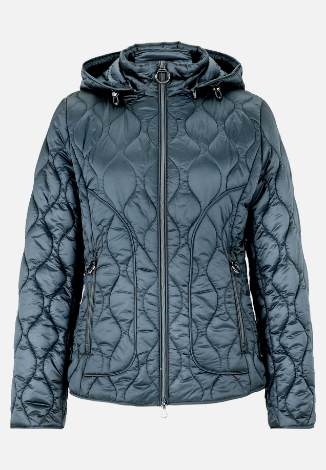 Outdoorjacke mit abnehmbarer Kapuze / Vorderseite