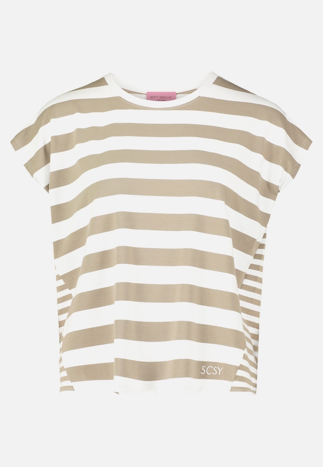Basic Shirt mit Streifen / Vorderseite