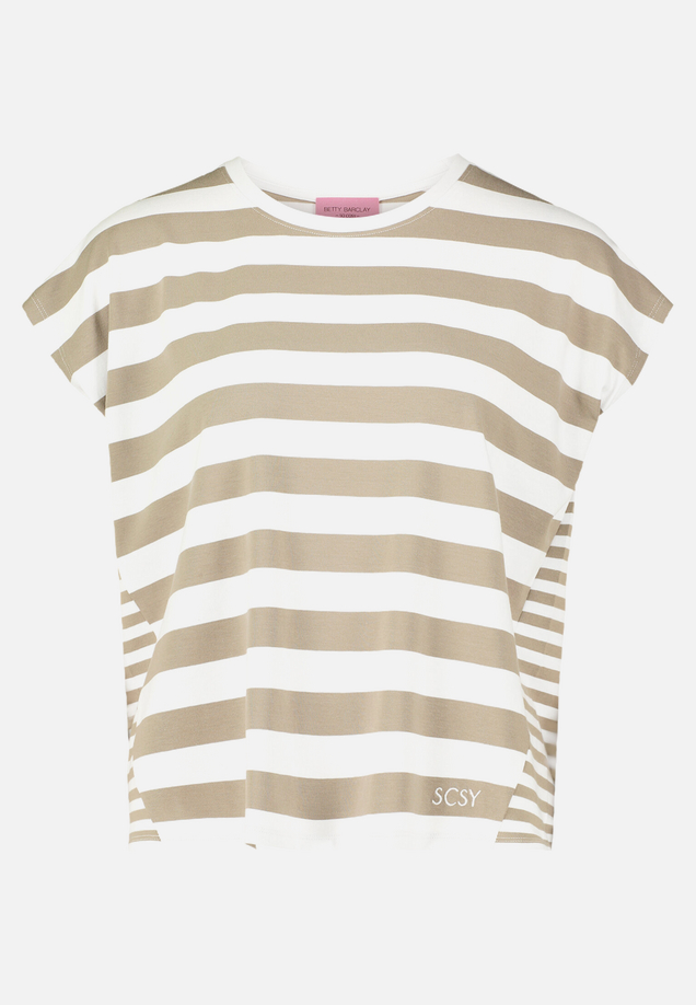 Basic Shirt mit Streifen / Vorderseite