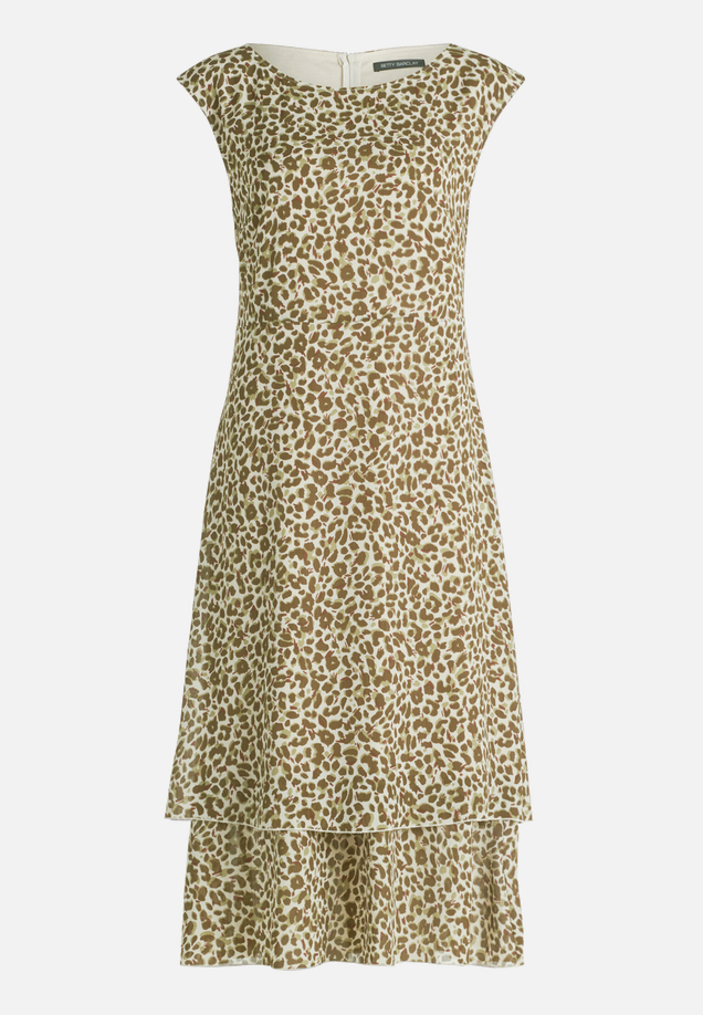 Chiffonkleid mit Bindegürtel / Vorderseite