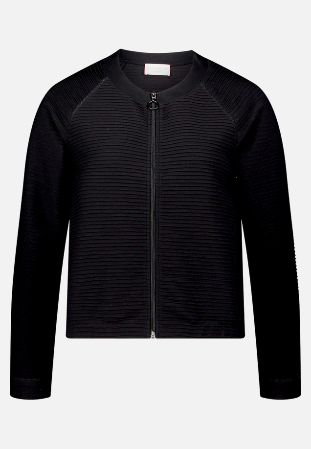 Casual-Jacke mit Rippenstruktur / Vorderseite