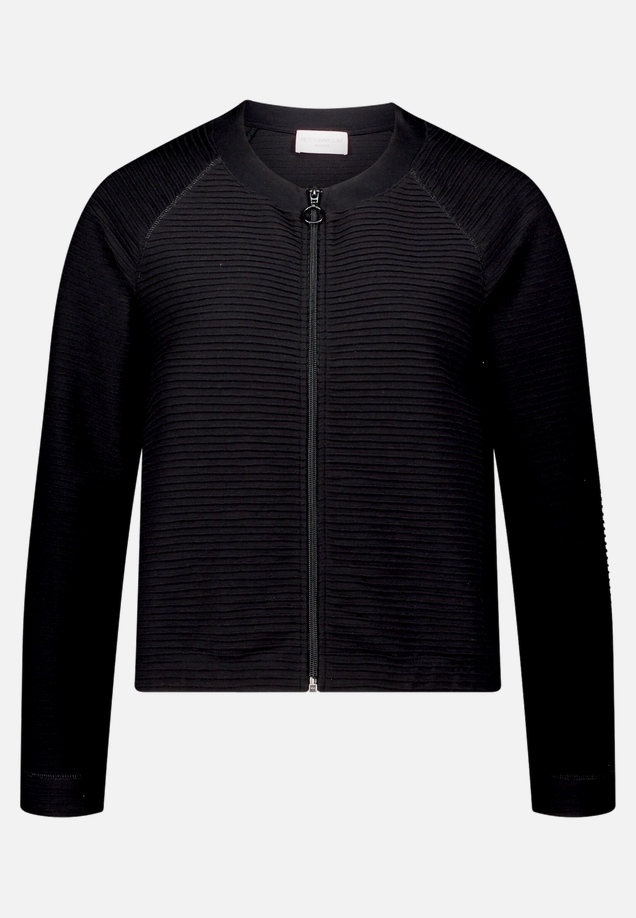 Casual-Jacke mit Rippenstruktur / Vorderseite