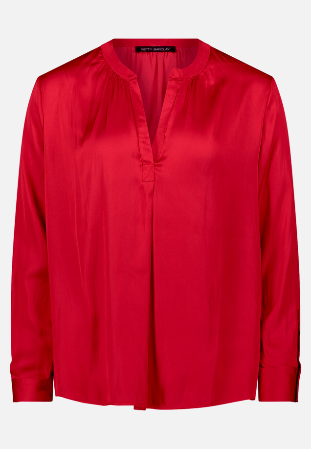 Satin-Bluse langarm / Vorderseite