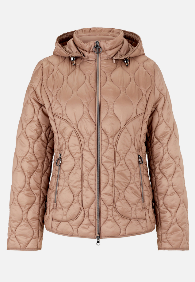 Outdoorjacke mit abnehmbarer Kapuze / Vorderseite